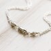 Small Rose Gold Eternity Necklace / Sterling Silver and Pink Gold Circle / Rose Gold Jewelry