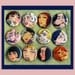 12 crying comic girls 1 inch buttons or medallions or magnets