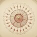 Paris Photo. Fine Art Photography. Crystal Chandelier. Petit Trianon. Marie Antoinette. Rococo. Cream Gold Circles. Home Decor. Size A4