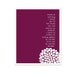 Jane Austen Quote Digital Art Friendship Print My Friends Eggplant Plum Purple