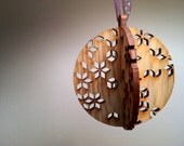 Colorado Blue Stain Pine Wood Ornament
