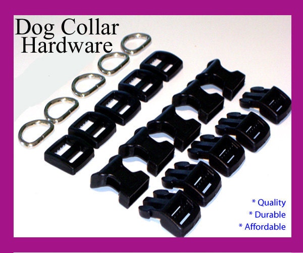 Dog Collar Hardware - Ten (10) Sets of Dog Collar Hardware