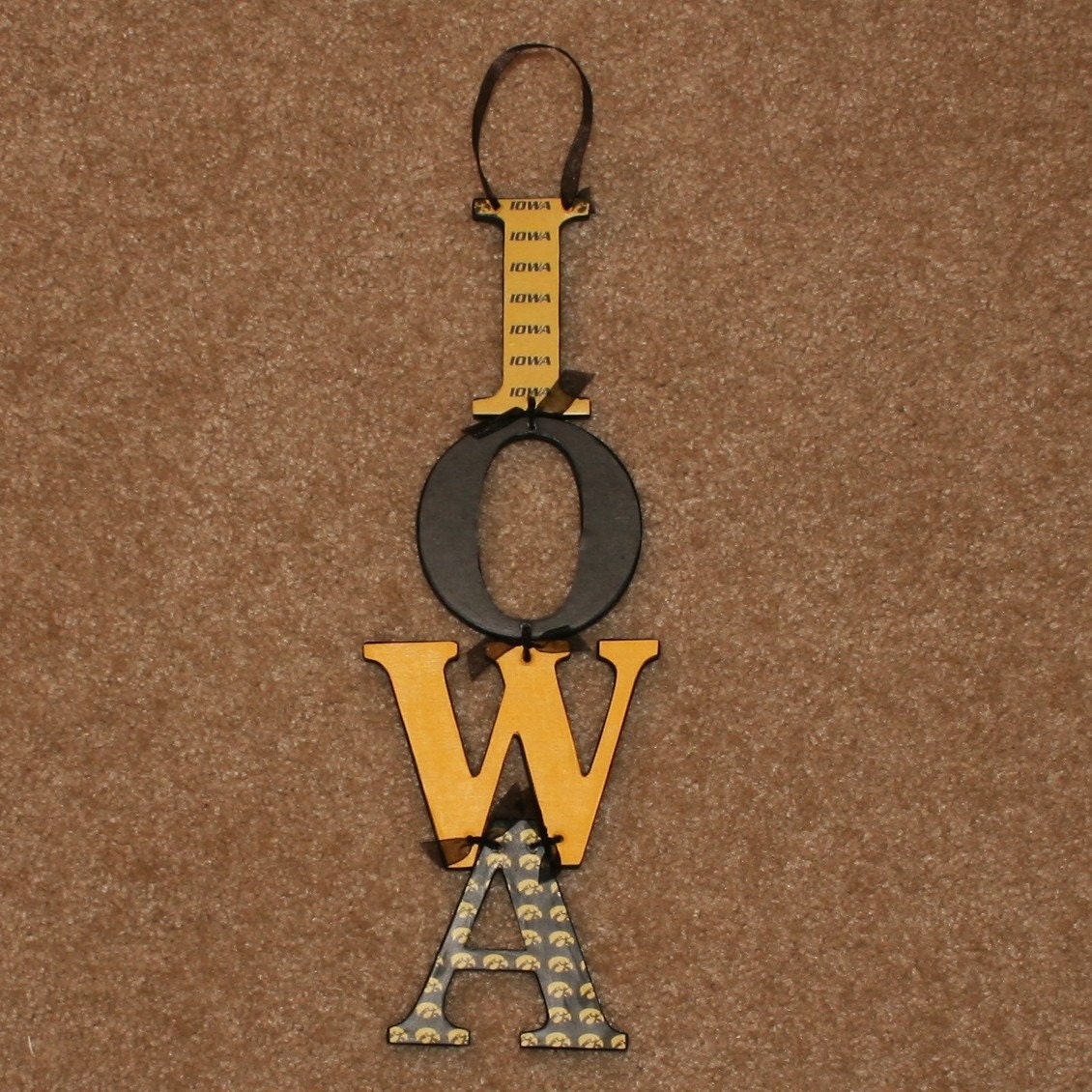 IOWA Hawkeye sign