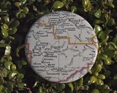 Douglas County Oregon Upcycled Map Magnet for fridge and magnet boards made from atlas maps Il_170x135
