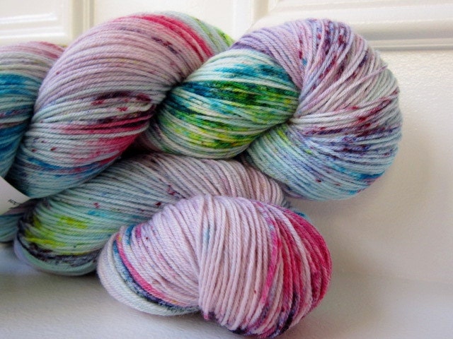 Sock Yarn Superwash Merino / Nylon Hand dyed - Mrs. Featherbottom