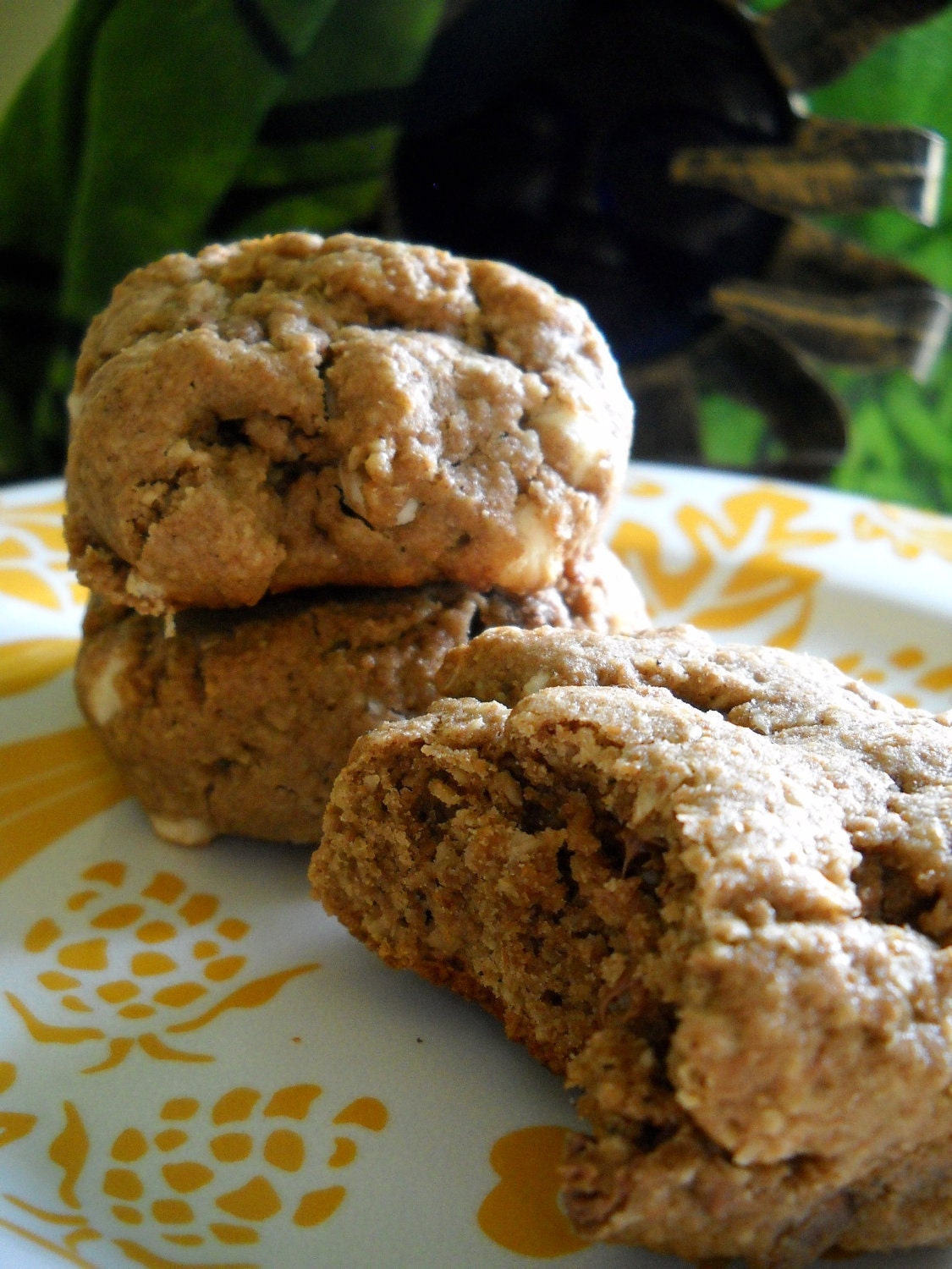 Oatmeal and Honey Chocolate Spice Cookies