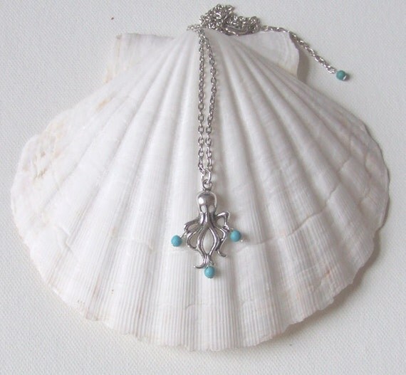 Abyss - Octopus Necklace - gift under 20