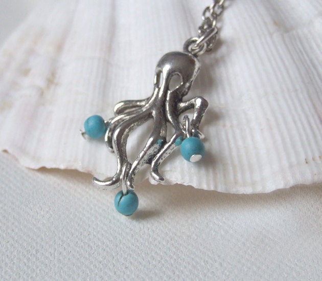 Abyss - Octopus Necklace - gift under 20