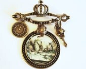 Brooch - Tea Party for Alice