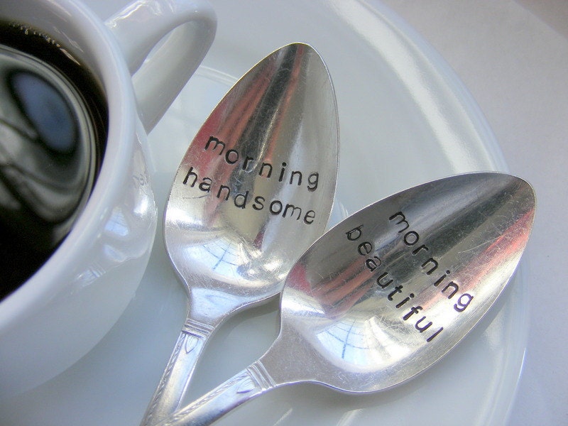 Hand Stamped Coffee Spoons