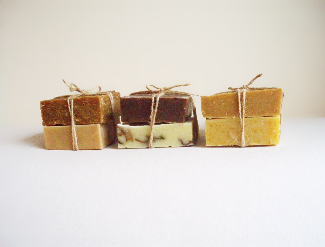 All Natural Handmade Organic Soaps -- Cold Process Bar Soaps with Extra Virgin Olive Oil -- Choose 2 bars -- GIFT SET
