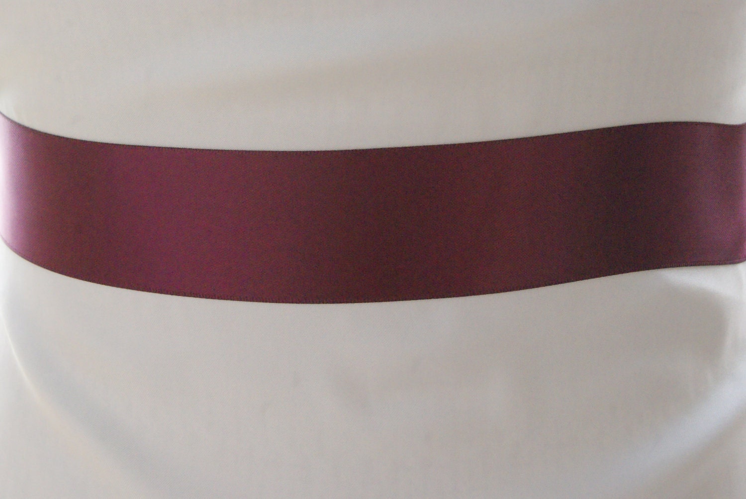 Wedding belt / bridal sash / plain sash / simple Red wine bridal sash