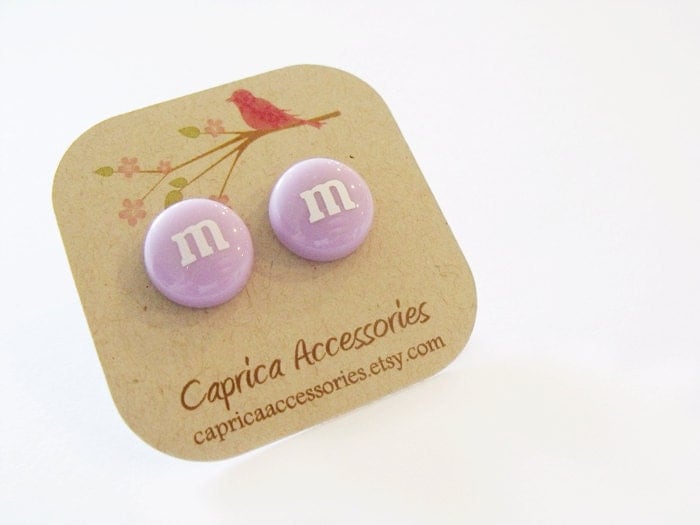  Earrings on Light Purple M M Earrings By Capricaaccessories On Etsy