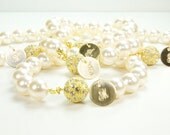 Set of Five Pearl Bracelets for Bridesmaids:) Gifts