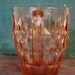 Pink Depression Windsor Style Glass Water Pitcher