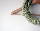 Scarf, Infinity Scarf, Cowl (The Tether Scarf in sage green)