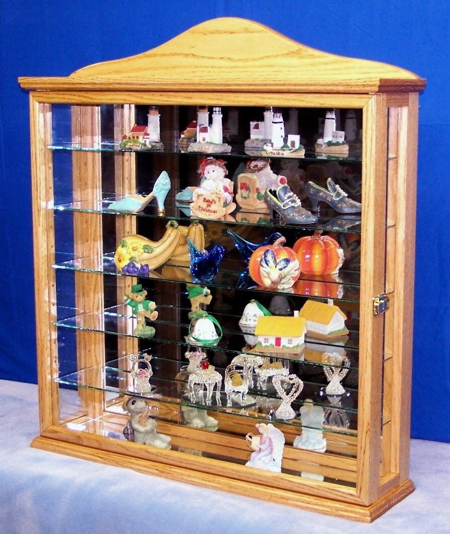 Wall Hanging Curio Cabinet Longfellow by billscustomwoodworks