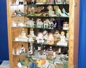 Solid Oak Curio Cabinet