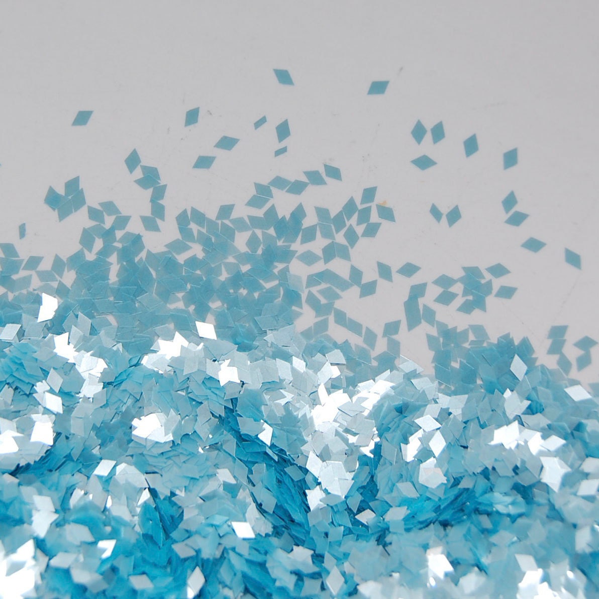 Light Blue SOLVENT RESISTANT Glitter DIAMONDS - 1 Fl. Ounce for Glitter Nail Art, Glitter Nail Polish and Glitter Nail Polish