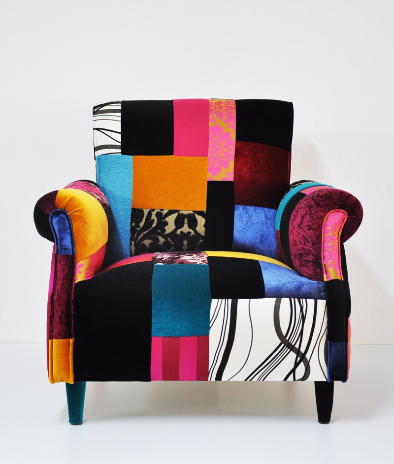 Reserved Listing for Darrah McCaulley: 2 custom armchairs & 2 additional solid fabric accent pillows