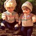 PDF Knitting Pattern For 15" Baby Dolls Fair Isle Outfits