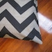 Black/Denton Chevron Pet Dog Duvet Cover-Large