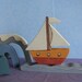 Kids Wooden Toy Stacker Big Waves 2