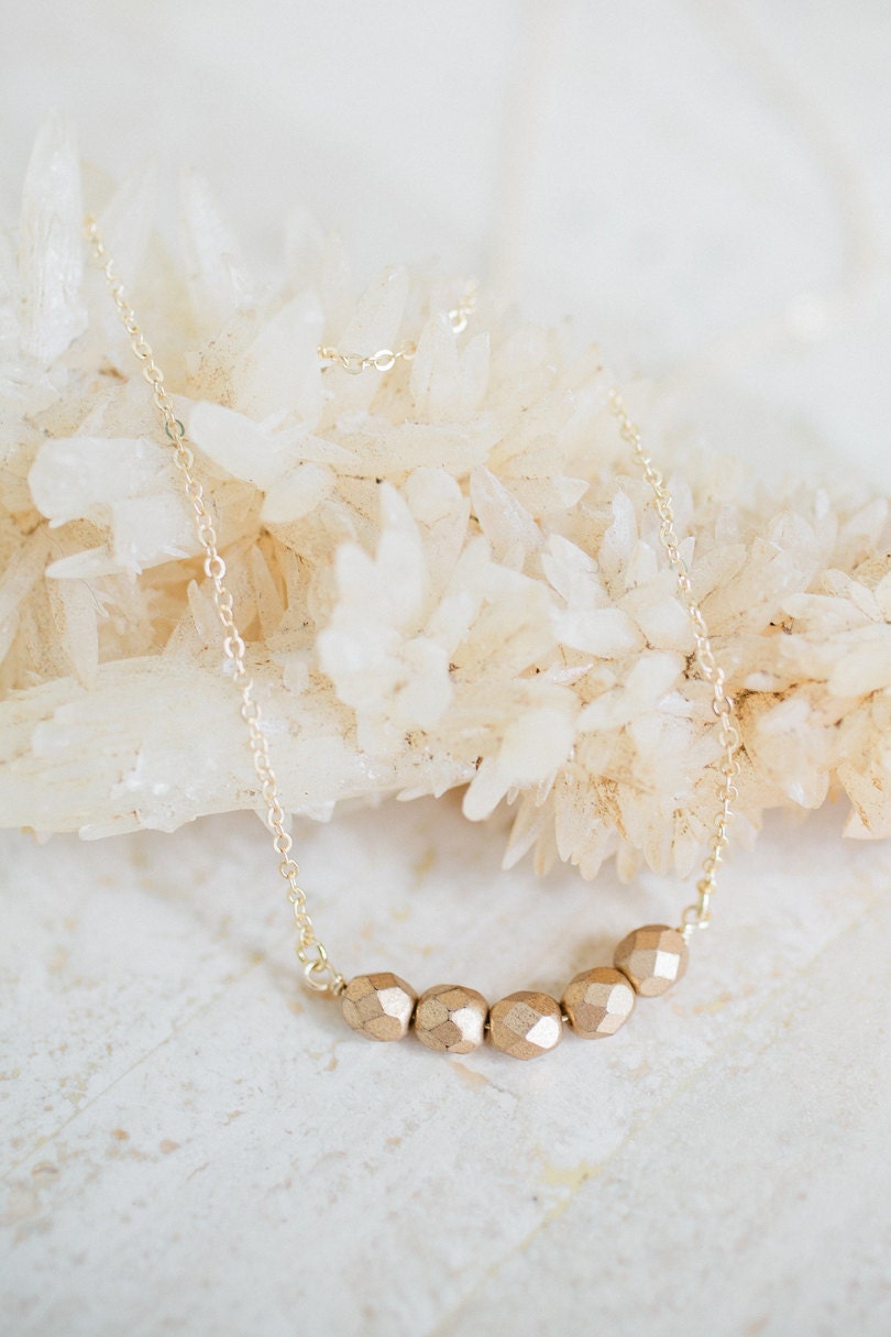 gold nugget necklace