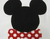 Mickey Mouse Onesie Size newborn to 24 month onesie or size 2 4 or 6 shirt
