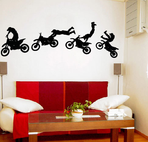 MOTOCROSS TRICK Wall Decals