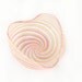 Glass Heart Bowl - Venetian Style Hand Blown - Mothers Day - Easter Gift - Pastel pink white sage green-dreamt oht