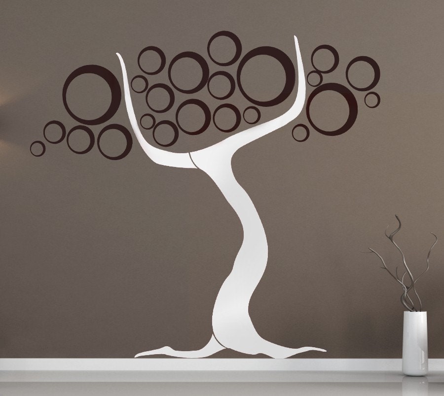Wall Art Decal large with circles  - Heavy Load