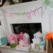 FULL PRINTABLE COLLECTION - Giraffe & Elephant Baby Shower / Pink Green Baby Shower - CakesLikesAParty