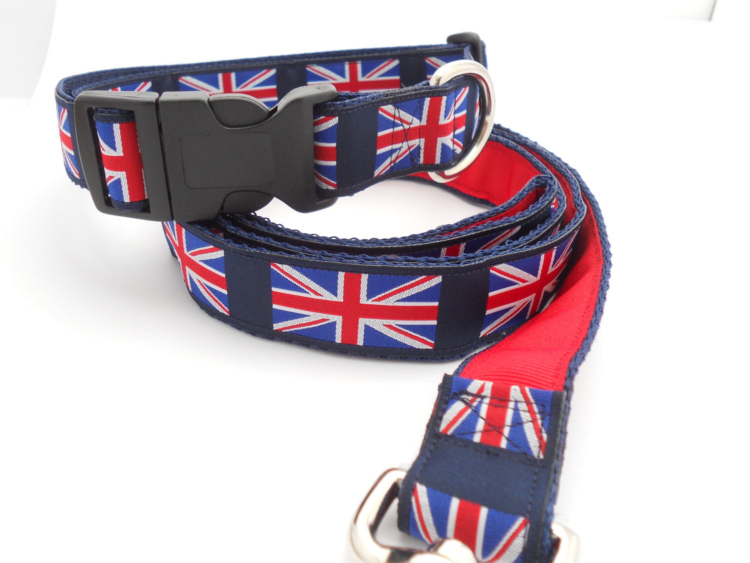Union Jack British Flag Custom Dog Leash