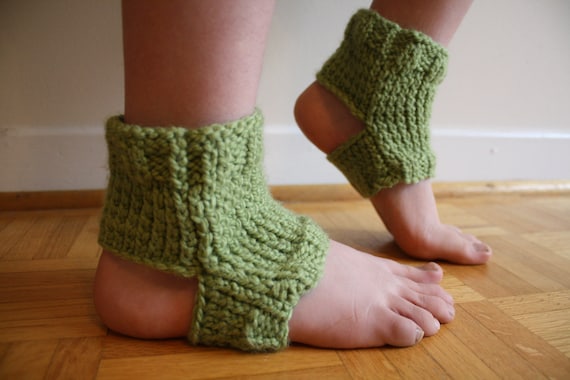 Celery - Green - Peridot - Apple Green - Yoga Socks - Flip Flop Socks - SALE