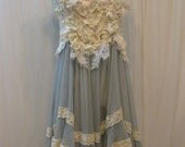 Custom Made Unique Pretty Chiffon Babydoll Bridesmaid Dress