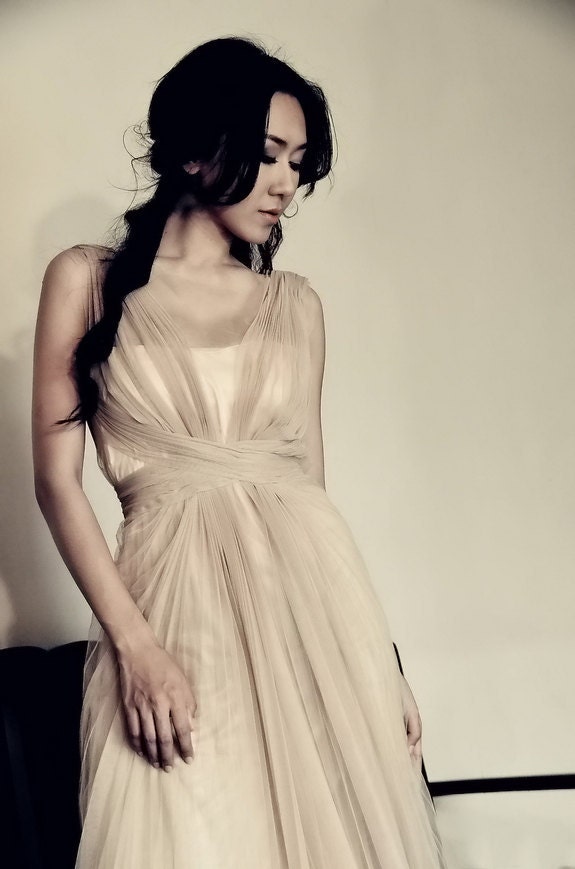 One-of-a-kind Criss Cross Pleated Dress