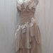 Custom Made One of A Kind Tulle Slant Asymmetrical Dress