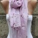Pink - Shawl Scarf - Cowl Scarf - fatwoman bridesmaid gift