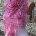 Pink Scarf - Cotton Scarf -  Cowl Scarf Shawl Scarf - fatwoman