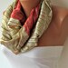 Multicolor Silk Shawl Scarf -  Cowl - fatwoman