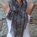 Leopard Scarf - - Shawl - Beach Wrap - fatwoman