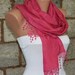 Hot Pink - Shawl Scarf - Cowl
