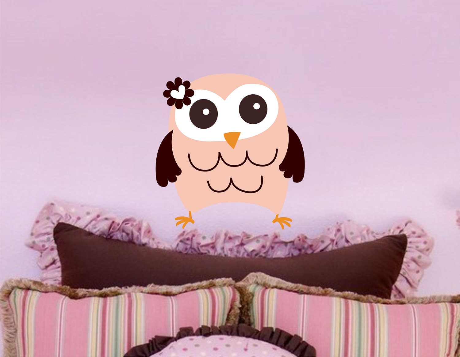 Childrens Decor Owl Decal Wall Art - Owl Wall Decal - Nursery Wall Decal - Vinyl Decal