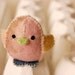 Felt Easter Baby Chick Handmade in Canada Pure Wool Toy OOAK