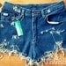 HighWaisted Shorts, American Flag (Size MEDIUM)