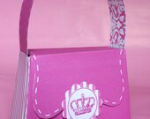 Princess Handbag - Girls Birthday Party Gift Box - DIY PRINTABLE FILE by Sassaby Il_170x135