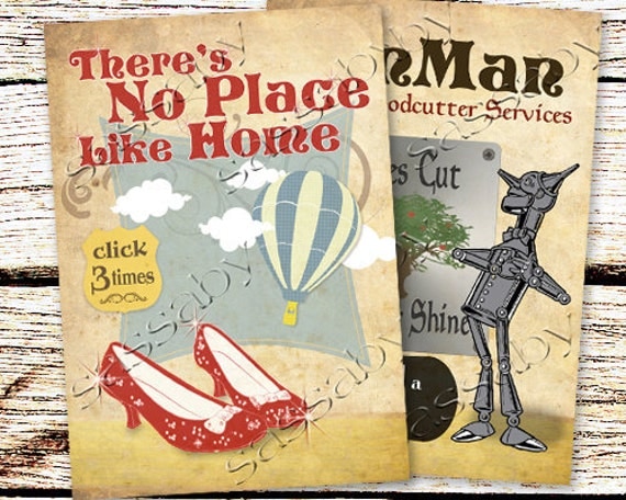 Wizard of Oz Party Posters/Decoration - Kids Birthday Party - DIY PRINTABLE FILES by Sassaby Il_570xn