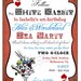 Alice in Wonderland Girls Party Invitation - Girls Birthday - DIY PRINTABLE FILE by Sassaby