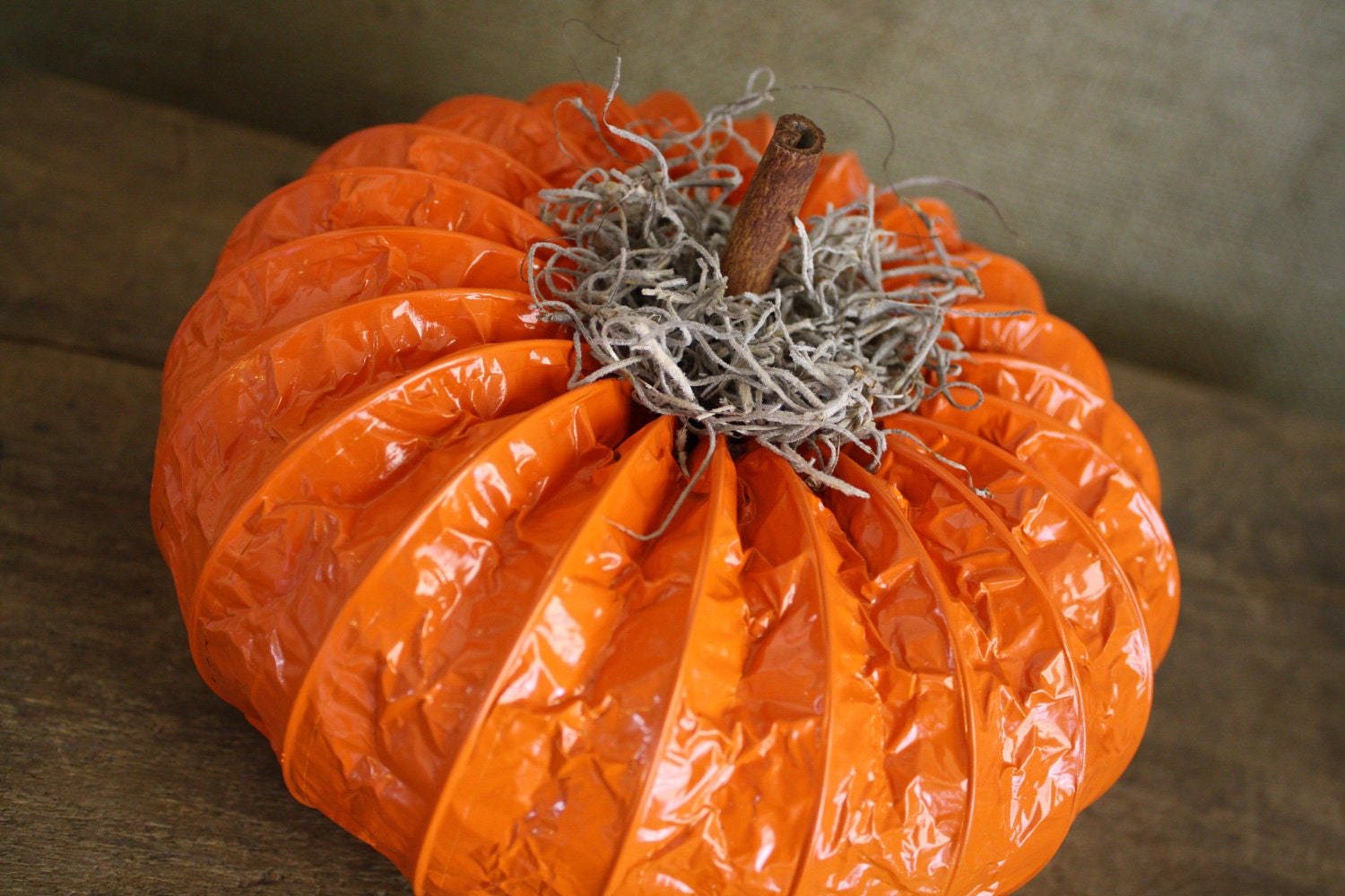 Small Orange Dryer Vent Pumpkin